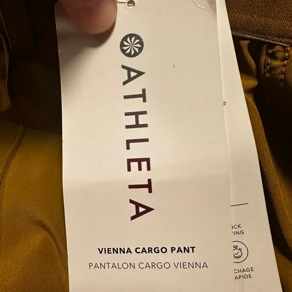 Athleta Vienna Cargo Pant Yellow Brass